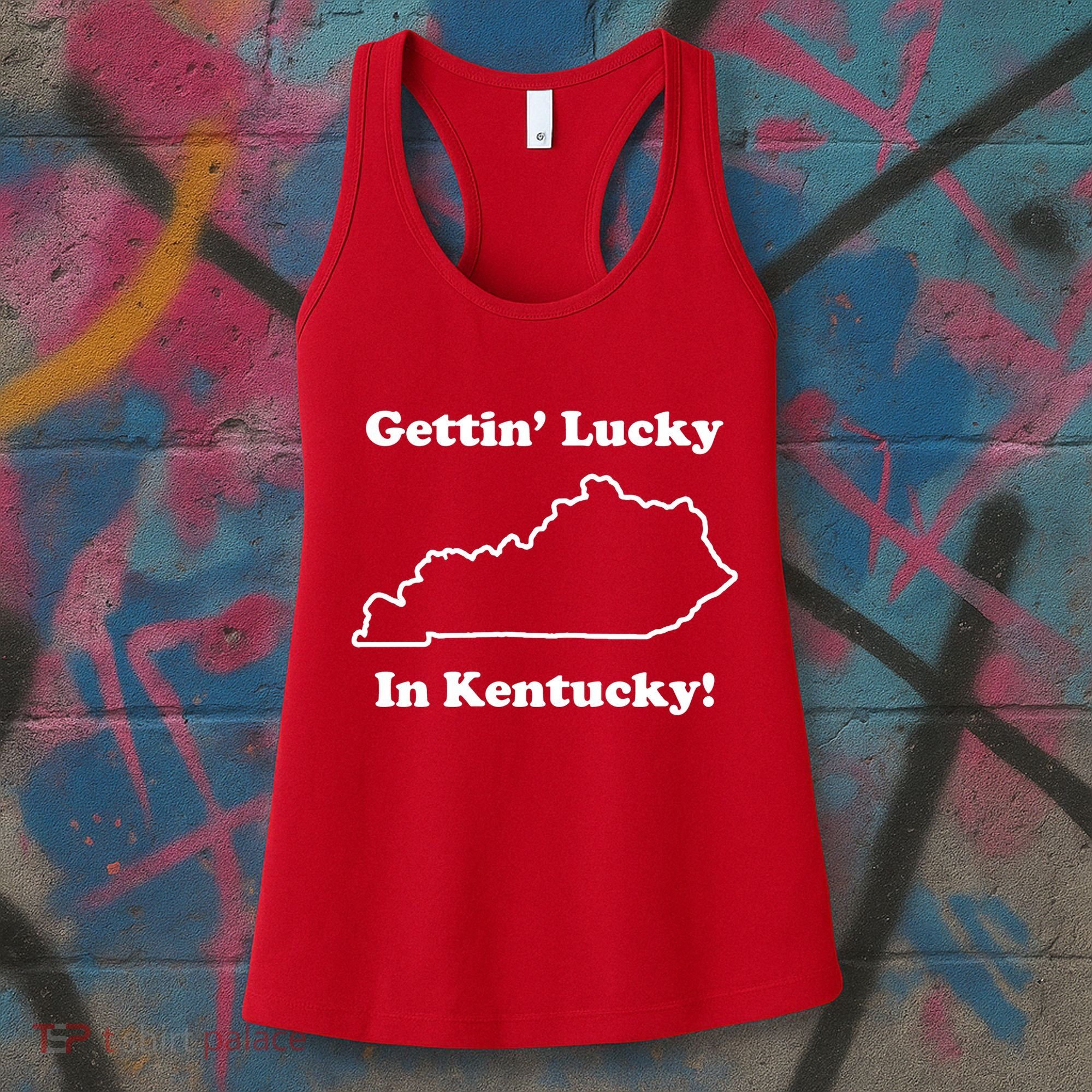 Getting Lucky In Kentucky Women's Tank Top