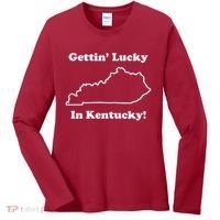 Getting Lucky In Kentucky Women's Long Sleeve Shirt thumb 0