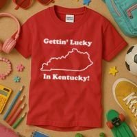 Getting Lucky In Kentucky Kids T-Shirt thumb 3