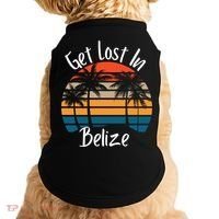 Get Lost In Belize Tropical Vacation Matching Family Trip Cool Gift Doggie Tank thumb 0