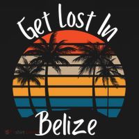 Get Lost In Belize Tropical Vacation Matching Family Trip Cool Gift Backpack thumb 2