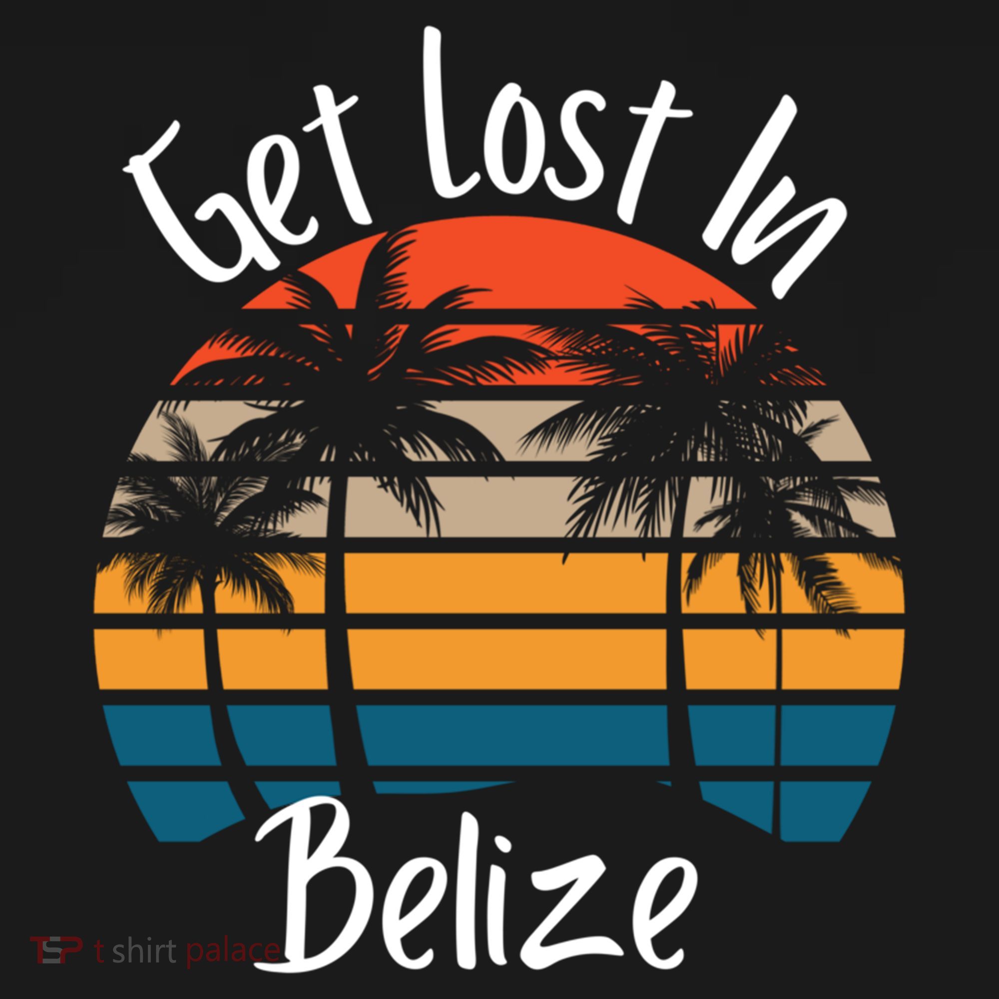 Get Lost In Belize Tropical Vacation Matching Family Trip Cool Gift Women's Hoodie