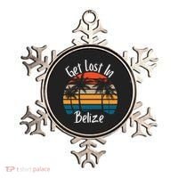 Get Lost In Belize Tropical Vacation Matching Family Trip Cool Gift Ornament thumb 0