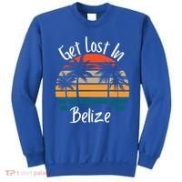 Get Lost In Belize Tropical Vacation Matching Family Trip Cool Gift Sweatshirt thumb 0