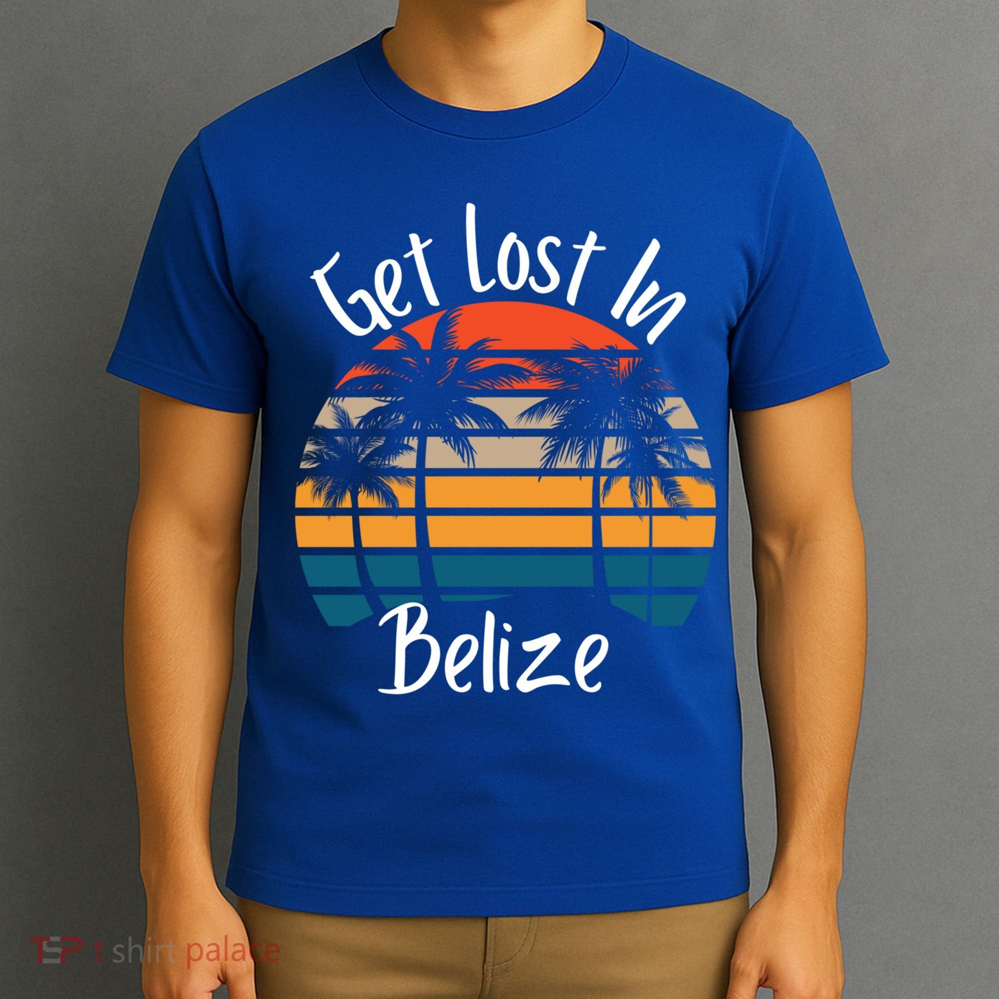 Get Lost In Belize Tropical Vacation Matching Family Trip Cool Gift T-Shirt