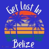 Get Lost In Belize Tropical Vacation Matching Family Trip Cool Gift Coaster thumb 2