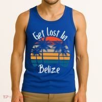 Get Lost In Belize Tropical Vacation Matching Family Trip Cool Gift Tank Top thumb 3