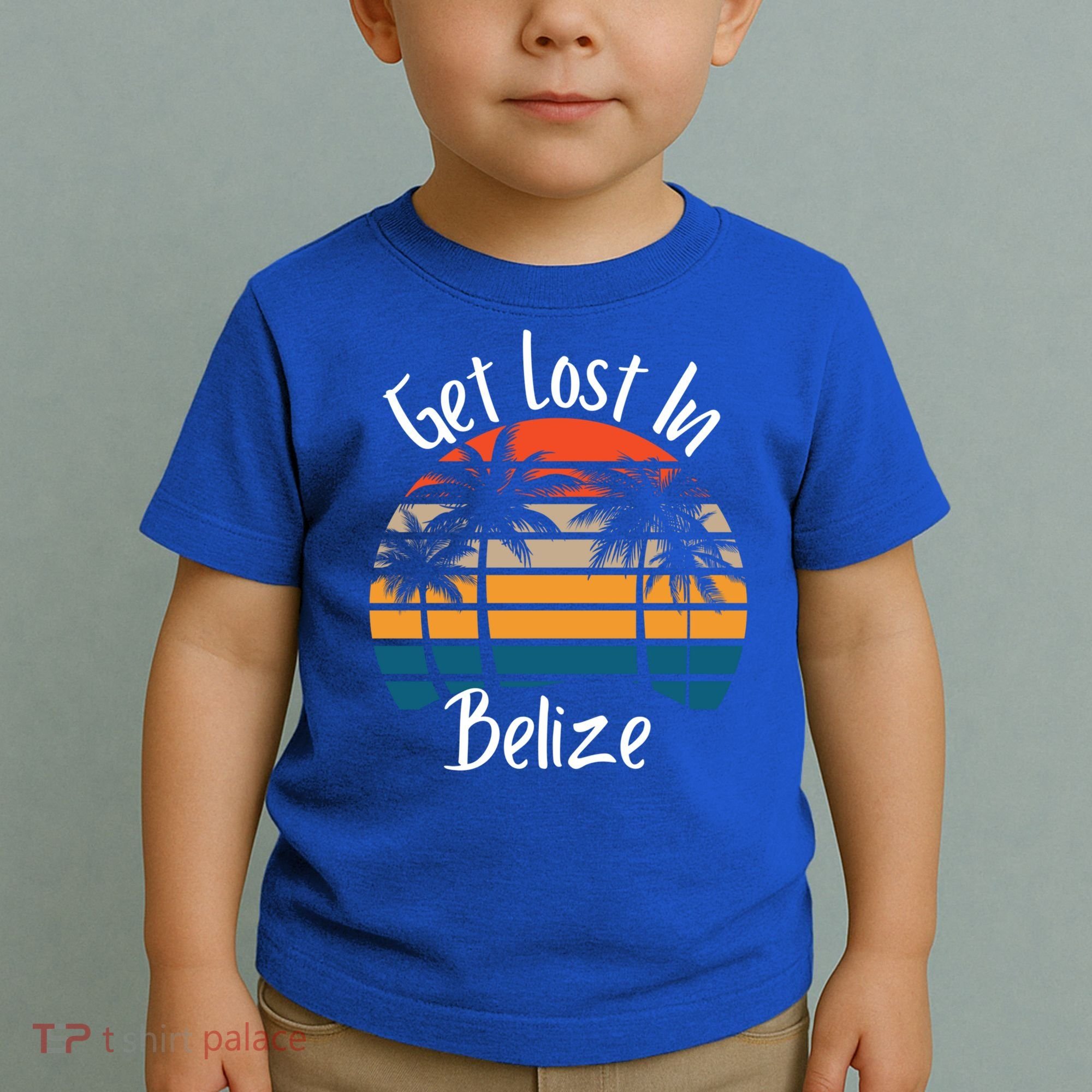 Get Lost In Belize Tropical Vacation Matching Family Trip Cool Gift Toddler T-Shirt