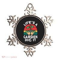 Gardenshirt Life Is Garden Dig It Women Funny Gardening Ornament thumb 0