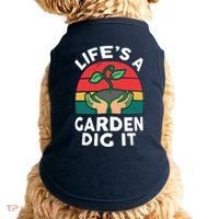 Gardenshirt Life Is Garden Dig It Women Funny Gardening Doggie Tank thumb 0