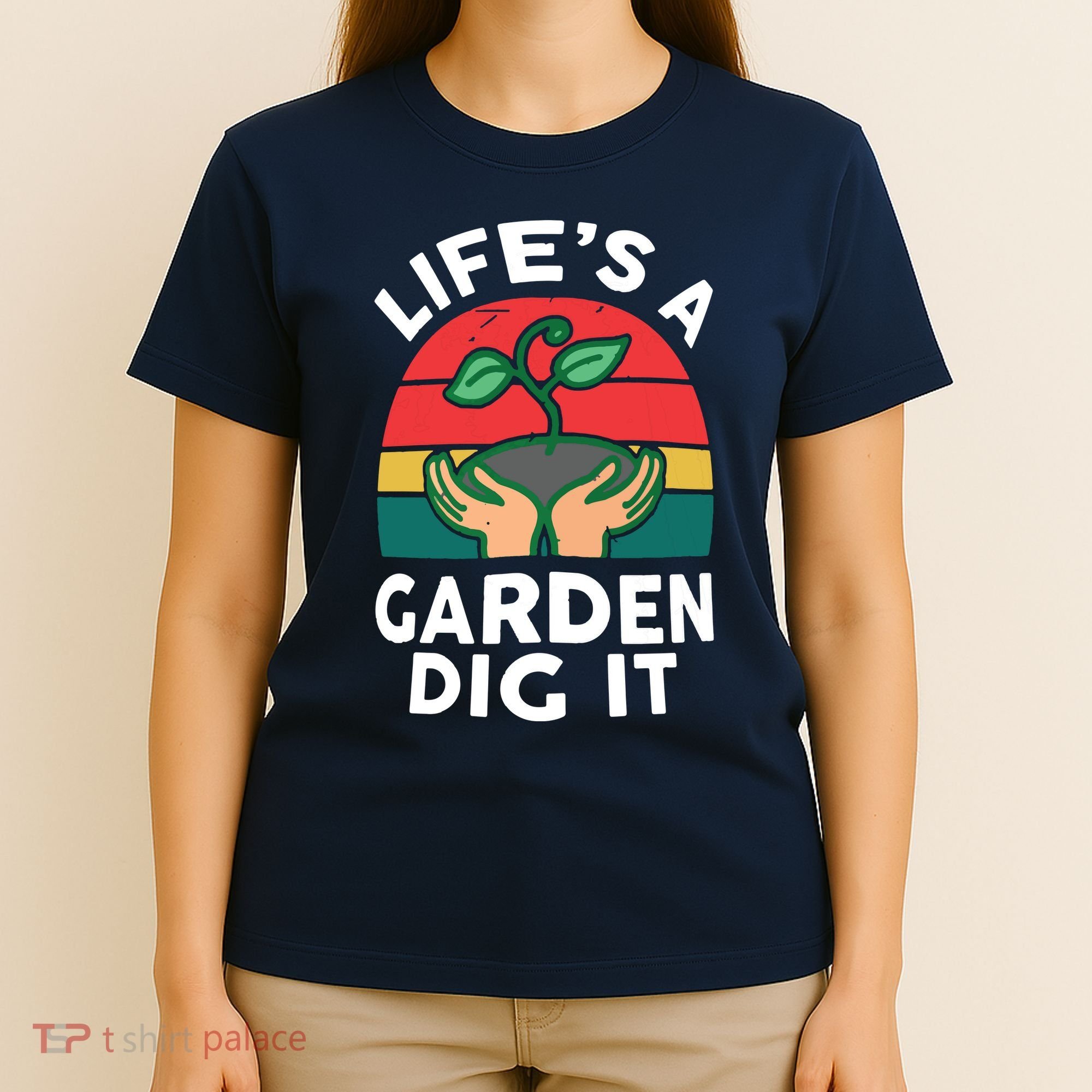 Gardenshirt Life Is Garden Dig It Women Funny Gardening T-Shirt