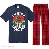 Gardenshirt Life Is Garden Dig It Women Funny Gardening Pajama Set thumb 0