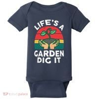 Gardenshirt Life Is Garden Dig It Women Funny Gardening Baby Bodysuit thumb 0