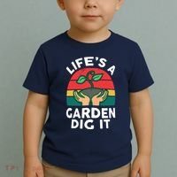 Gardenshirt Life Is Garden Dig It Women Funny Gardening Toddler T-Shirt thumb 2