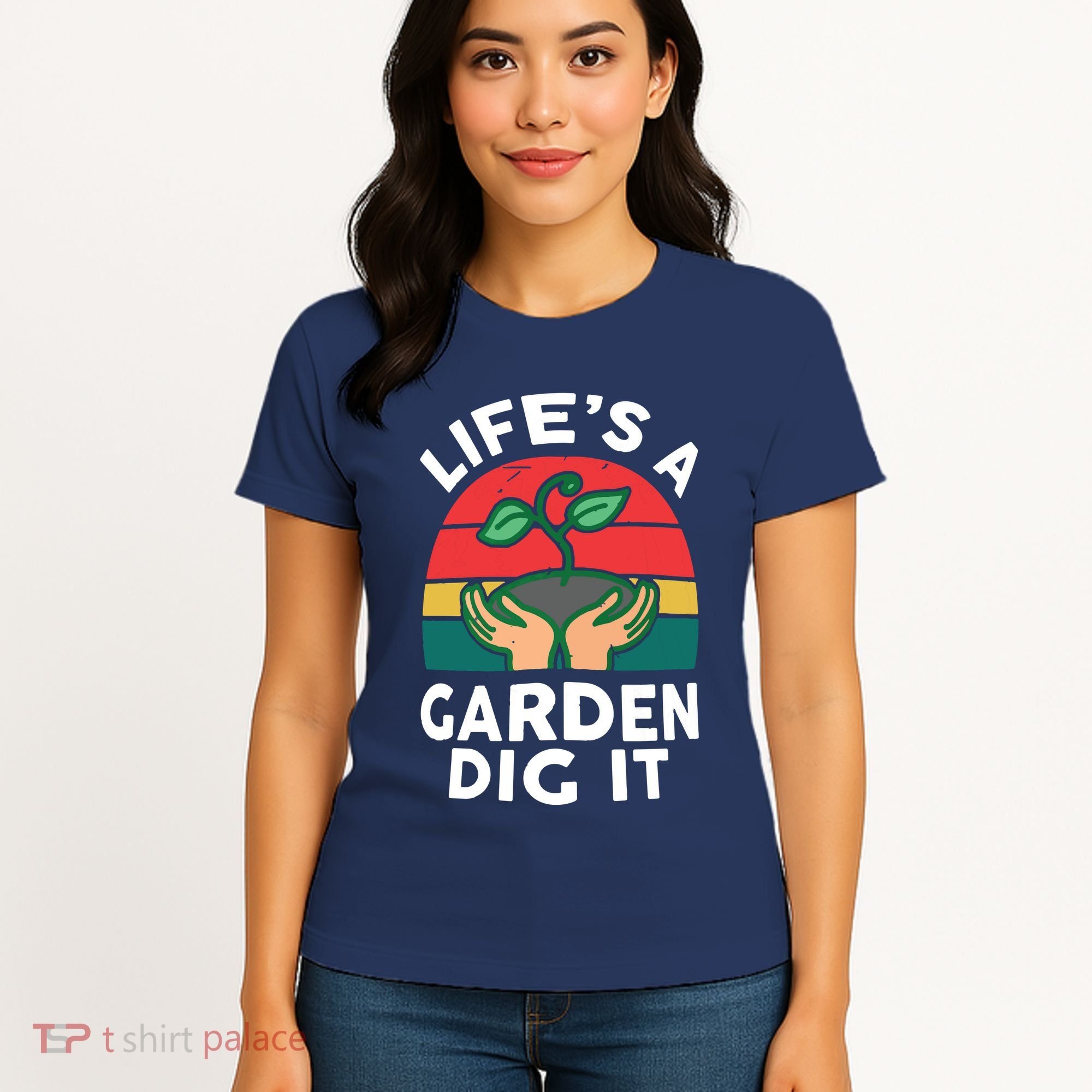 Gardenshirt Life Is Garden Dig It Women Funny Gardening Women's T-Shirt