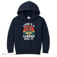 Gardenshirt Life Is Garden Dig It Women Funny Gardening Kids Hoodie thumb 0