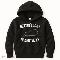 Gettin Lucky In Kentucky Kids Hoodie thumb 0