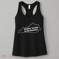 Gettin Lucky In Kentucky Cool Lucky In Kentucky Women's Tank Top thumb 3
