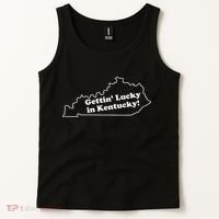 Gettin Lucky In Kentucky Cool Lucky In Kentucky Tank Top thumb 2