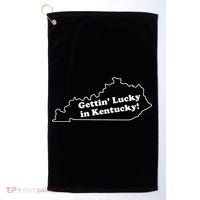 Gettin Lucky In Kentucky Cool Lucky In Kentucky Golf Towel thumb 0