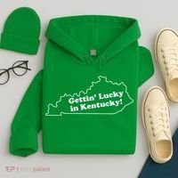 Gettin Lucky In Kentucky Cool Lucky In Kentucky Hoodie thumb 4