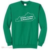 Gettin Lucky In Kentucky Cool Lucky In Kentucky Sweatshirt thumb 0