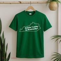 Gettin Lucky In Kentucky Cool Lucky In Kentucky T-Shirt thumb 2