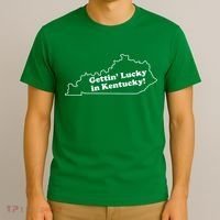 Gettin Lucky In Kentucky Cool Lucky In Kentucky T-Shirt thumb 3