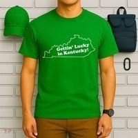 Gettin Lucky In Kentucky Cool Lucky In Kentucky T-Shirt thumb 6