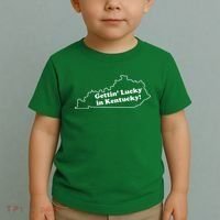 Gettin Lucky In Kentucky Cool Lucky In Kentucky Toddler T-Shirt thumb 2