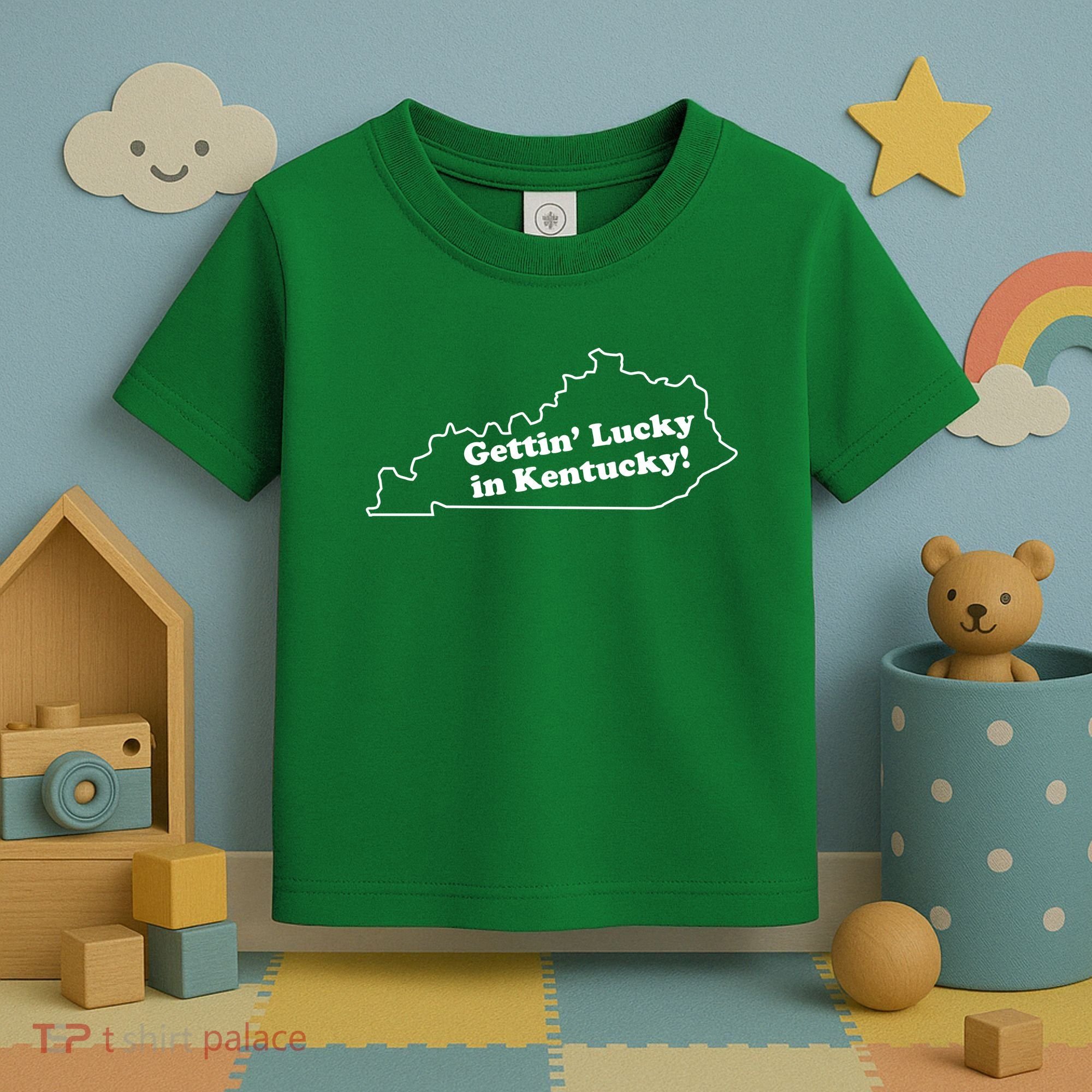 Gettin Lucky In Kentucky Cool Lucky In Kentucky Toddler T-Shirt