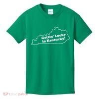 Gettin Lucky In Kentucky Cool Lucky In Kentucky Kids T-Shirt thumb 0