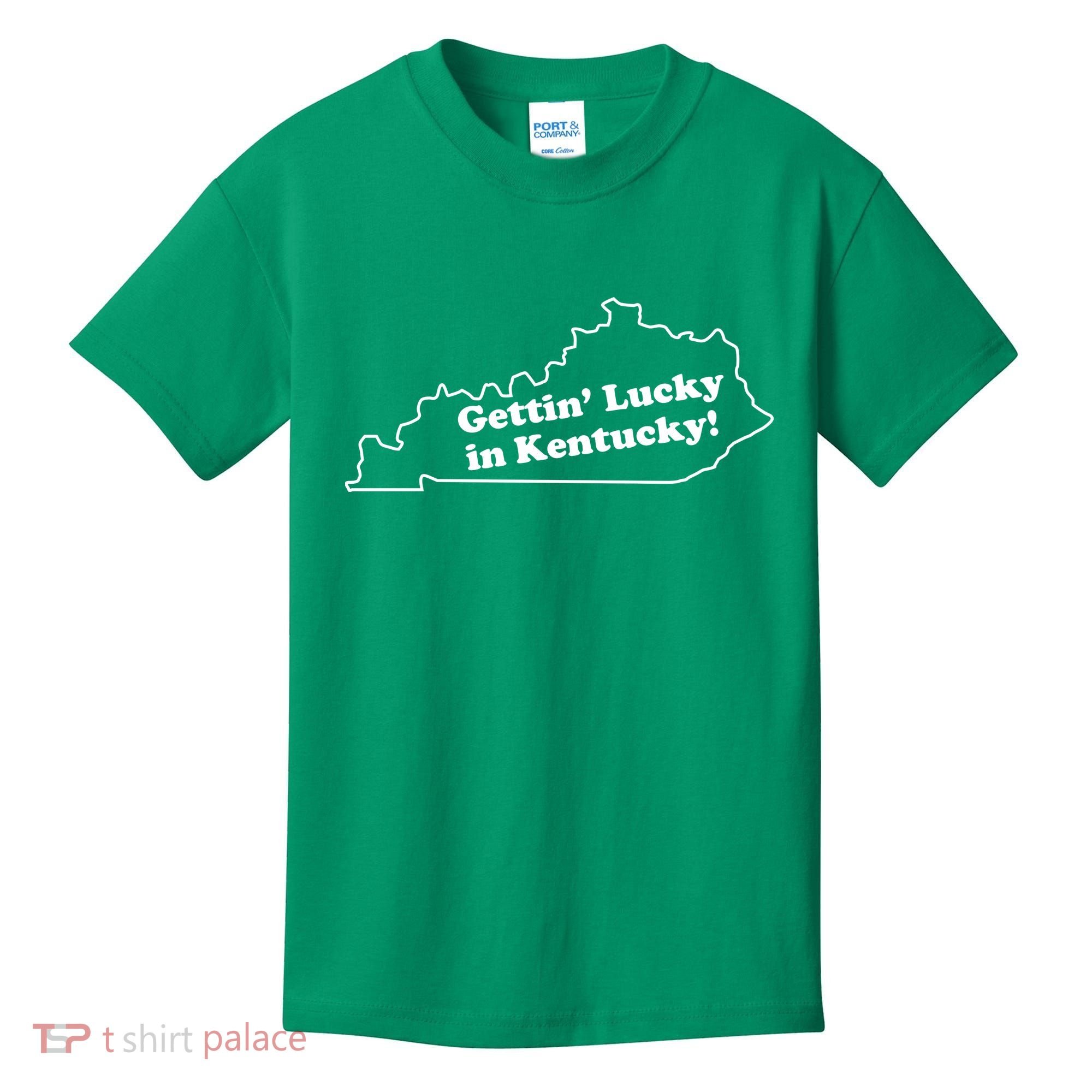 Gettin Lucky In Kentucky Cool Lucky In Kentucky Kids T-Shirt