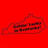 Gettin Lucky In Kentucky Cool Lucky In Kentucky Santa Hat thumb 1