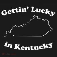Gettin Lucky In Kentucky Cool Lucky In Kentucky Women's Hoodie thumb 2