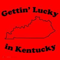 Gettin Lucky In Kentucky Cool Lucky In Kentucky Santa Hat thumb 1