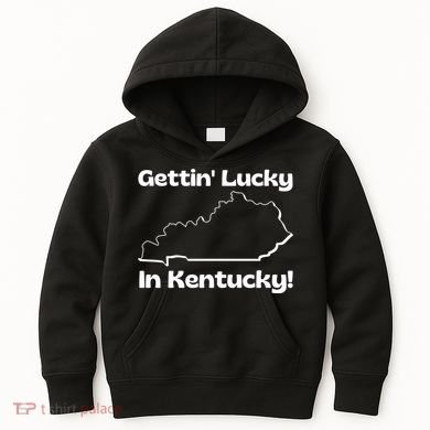 Gettin Lucky In Kentucky Kids Hoodie