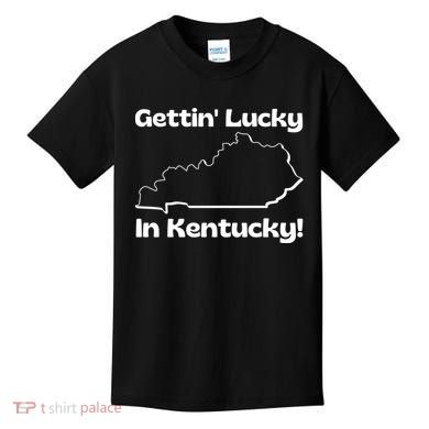 Gettin Lucky In Kentucky Kids T-Shirt