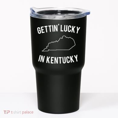 Gettin Lucky In Kentucky Tumbler