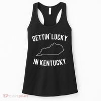 Gettin Lucky In Kentucky Women's Tank Top thumb 0
