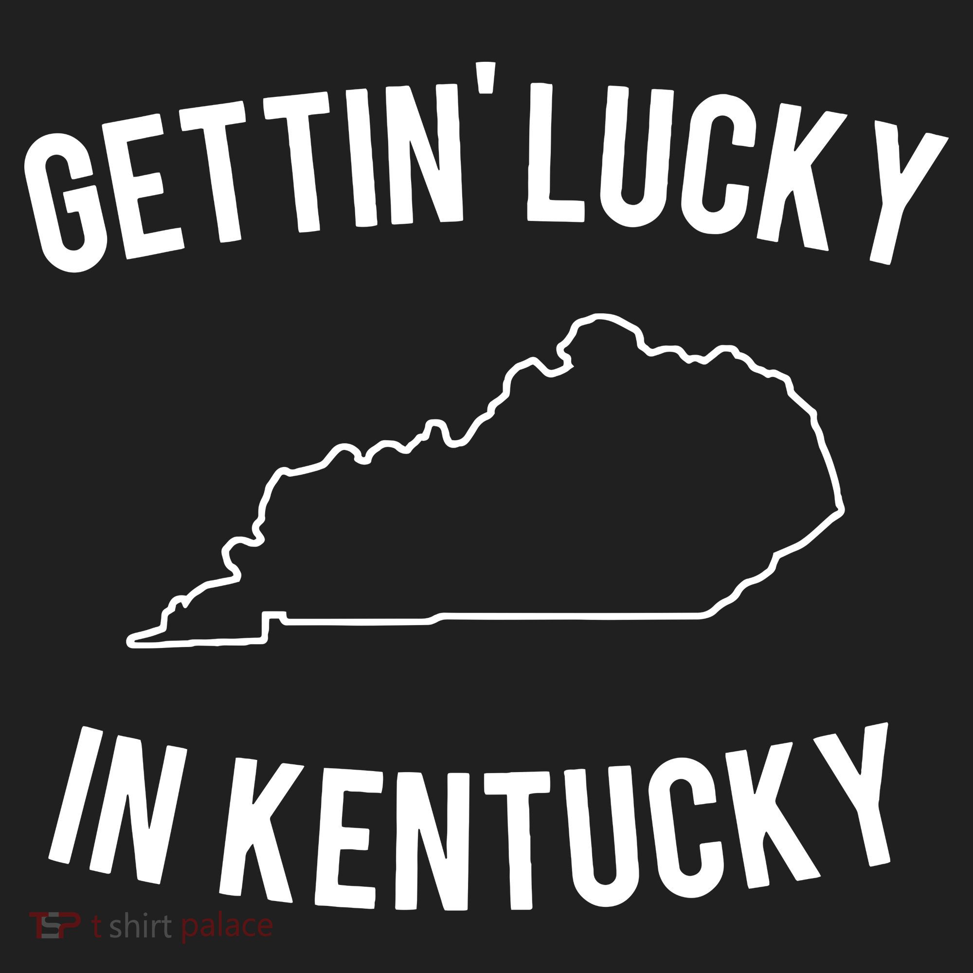 Gettin Lucky In Kentucky Golf Towel