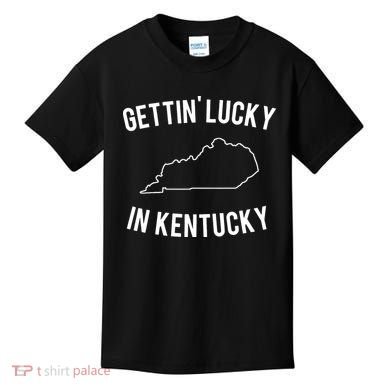 Gettin Lucky In Kentucky Kids T-Shirt