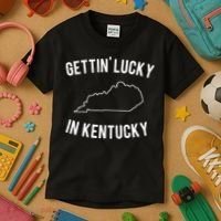 Gettin Lucky In Kentucky Kids T-Shirt thumb 3