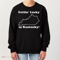 Gettin Lucky In Kentucky Women's Sweatshirt thumb 0