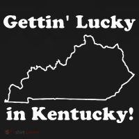Gettin Lucky In Kentucky Apron thumb 3