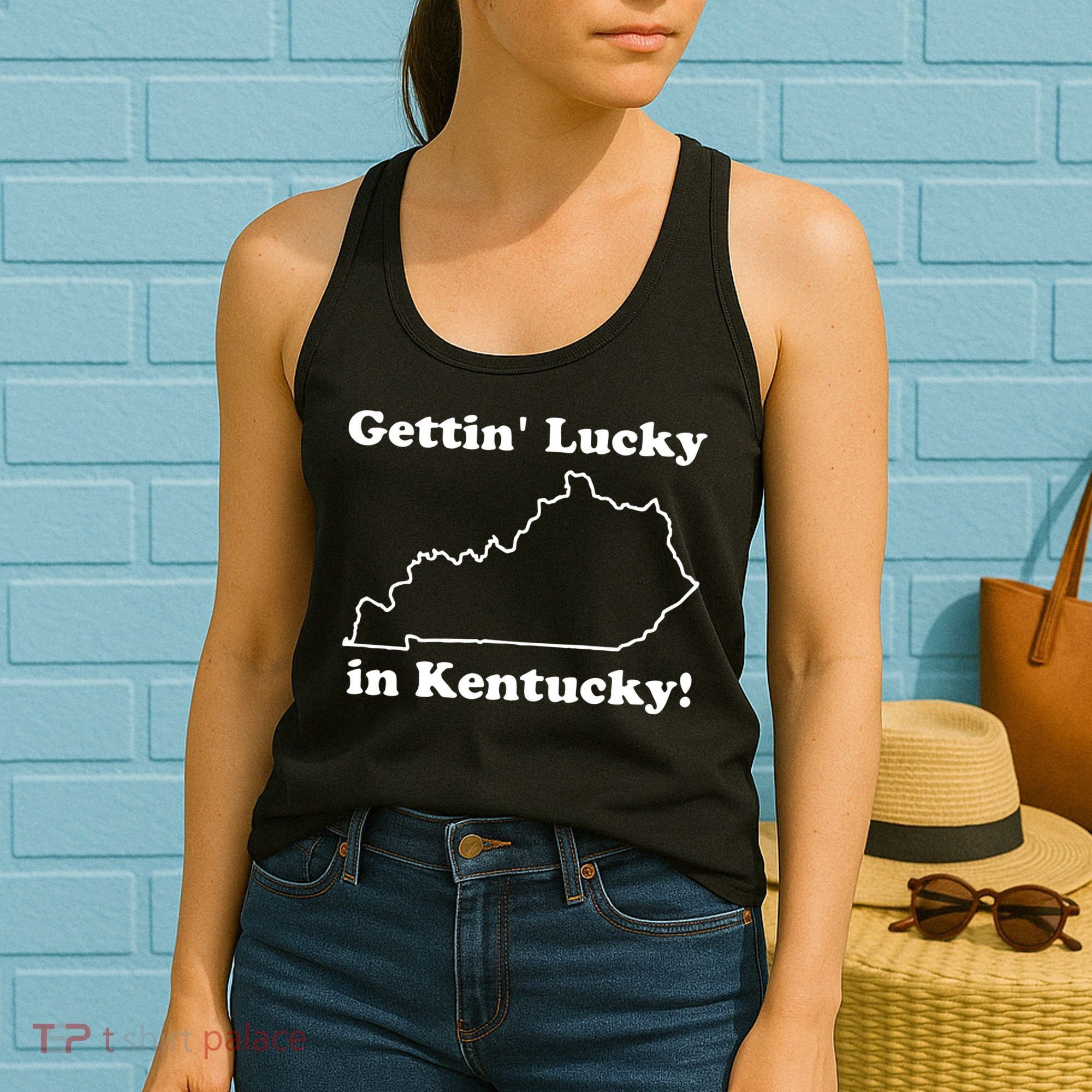 Gettin Lucky In Kentucky Women's Tank Top