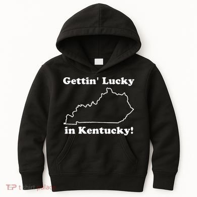 Gettin Lucky In Kentucky Kids Hoodie