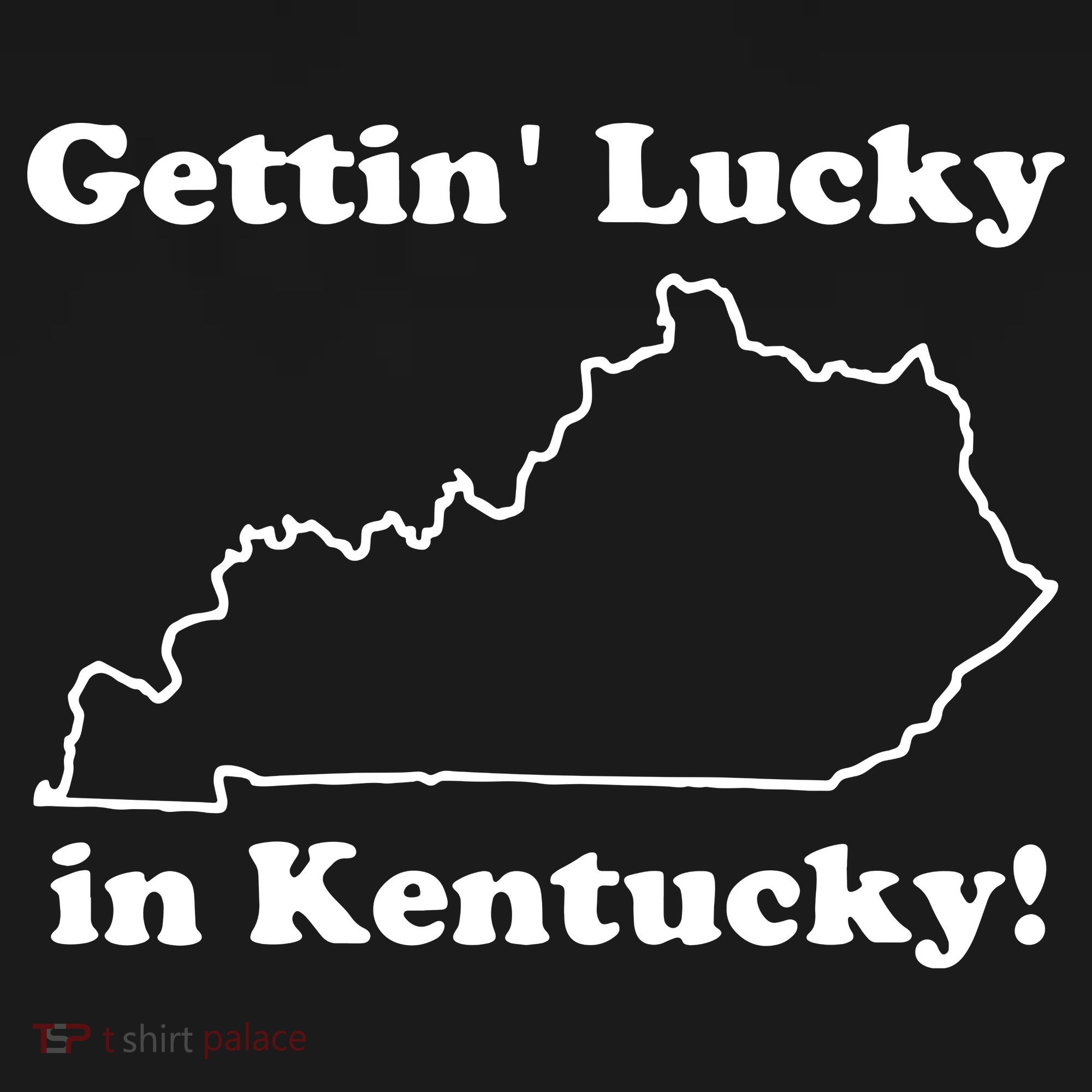 Gettin Lucky In Kentucky Kids Long Sleeve Shirt
