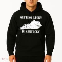 Getting Lucky In Kentucky Distressed Kentucky Hoodie thumb 2