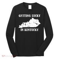 Getting Lucky In Kentucky Distressed Kentucky Long Sleeve Shirt thumb 0